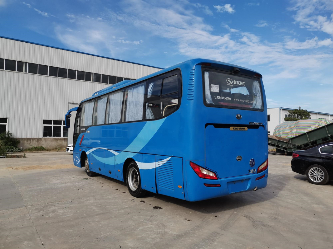 XMQ6802 de gebruikte Bus 35seats van de Buskinglong Verlaten Leiding Elektrische het Luchtkussenopschorting van YC4G 147kw