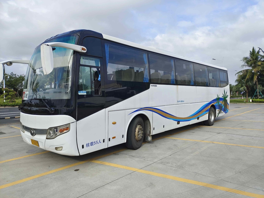 2015 Jaar 55 de Seater Gebruikte Yutong-Dubbele Deur van de Buszk6122 LHD Dieselmotor