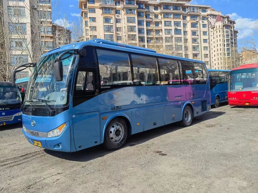 De hogere KLQ6898 Gebruikte Motor van de Bus Linkeraandrijving 35seater Yuchai voor Vervoer