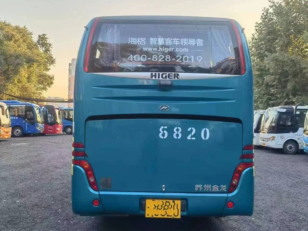De luxe Hogere KLQ6796 gebruikte busbussen 34 opschorting van de de Plaatlente van de zetelslhd de Achtermotor 147kw