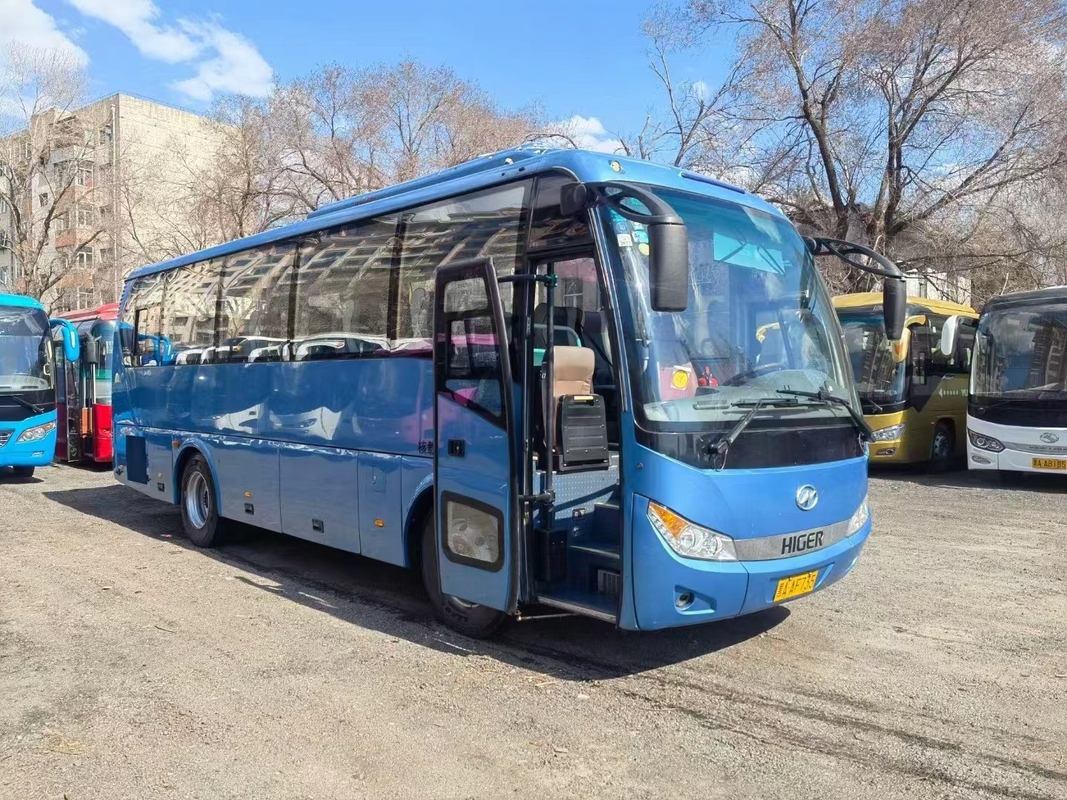 2015 Jaar 35 Seater Gebruikte Hogere KLQ6898-de Leidingsdieselmotor van BusBus LHD Geen Ongeval
