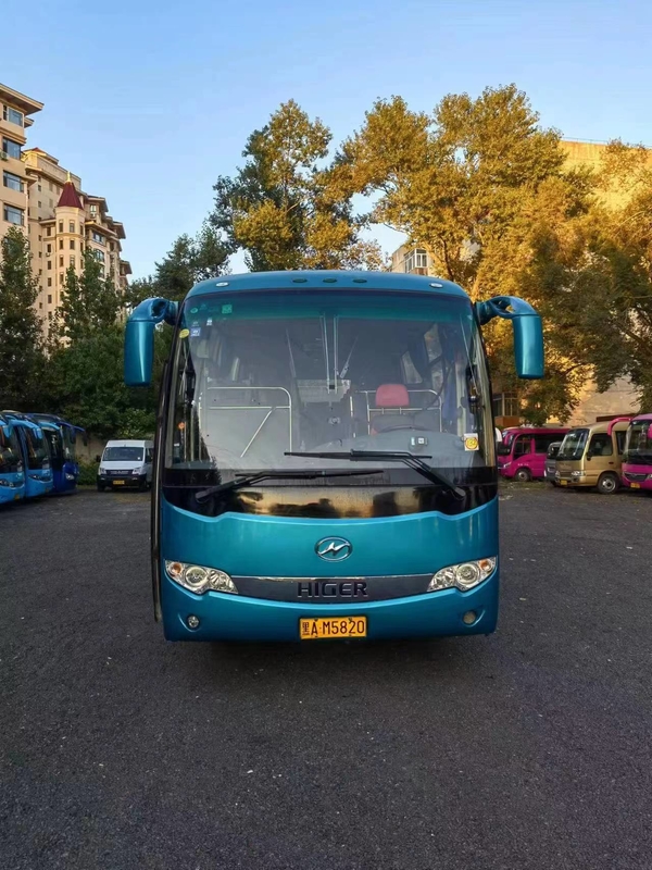 2017 Jaar 34 Zetels Gebruikte Hogere de Leidingsdieselmotor van KLQ6796 Mini Bus LHD Geen Ongeval