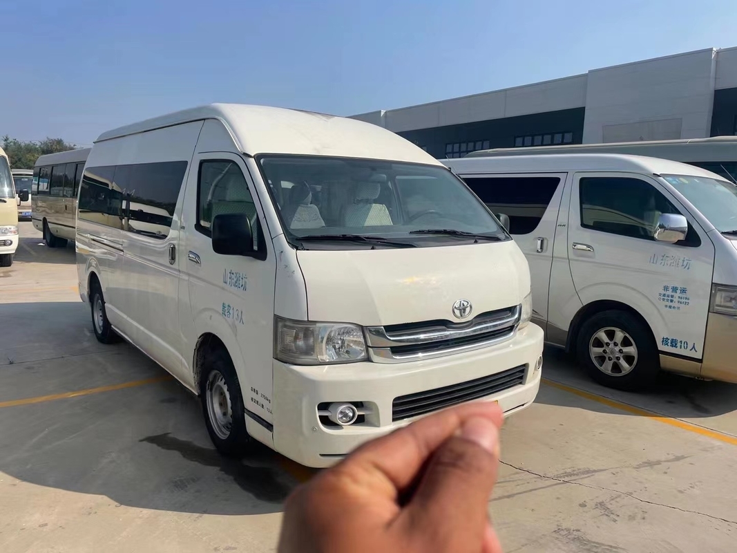 2017 Jaar 13 de Zetels Gebruikte Handtransmissie van Toyota Hiace Mini Bus With Front Engine