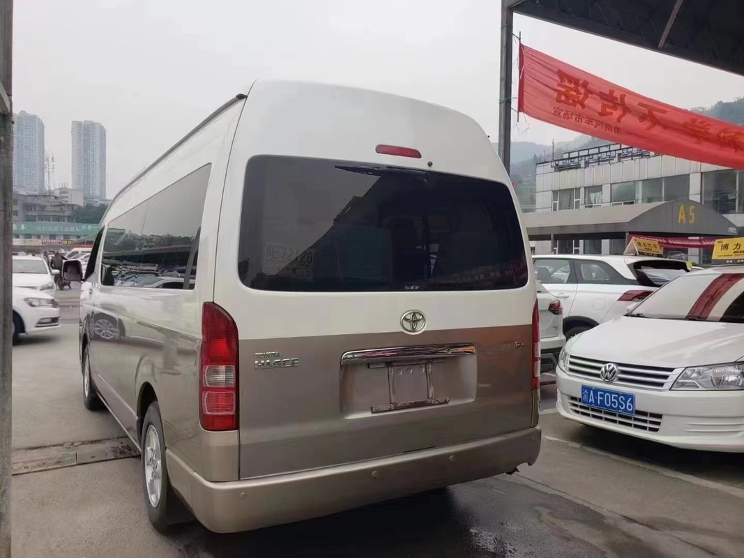 2018 Jaar 13 Zetels Gebruikte Minibus Met Voormotor Toyota Hiace Bus Met Hoog Dak