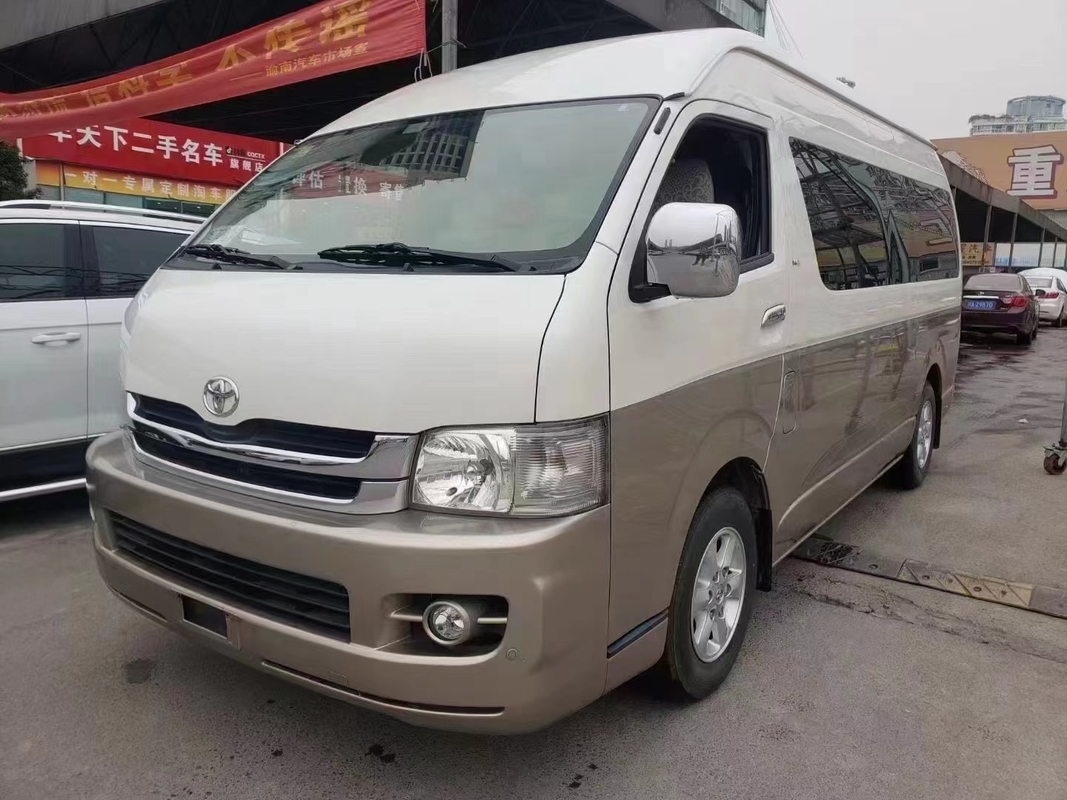 2018 Jaar 13 Zetels Gebruikte Minibus Met Voormotor Toyota Hiace Bus Met Hoog Dak