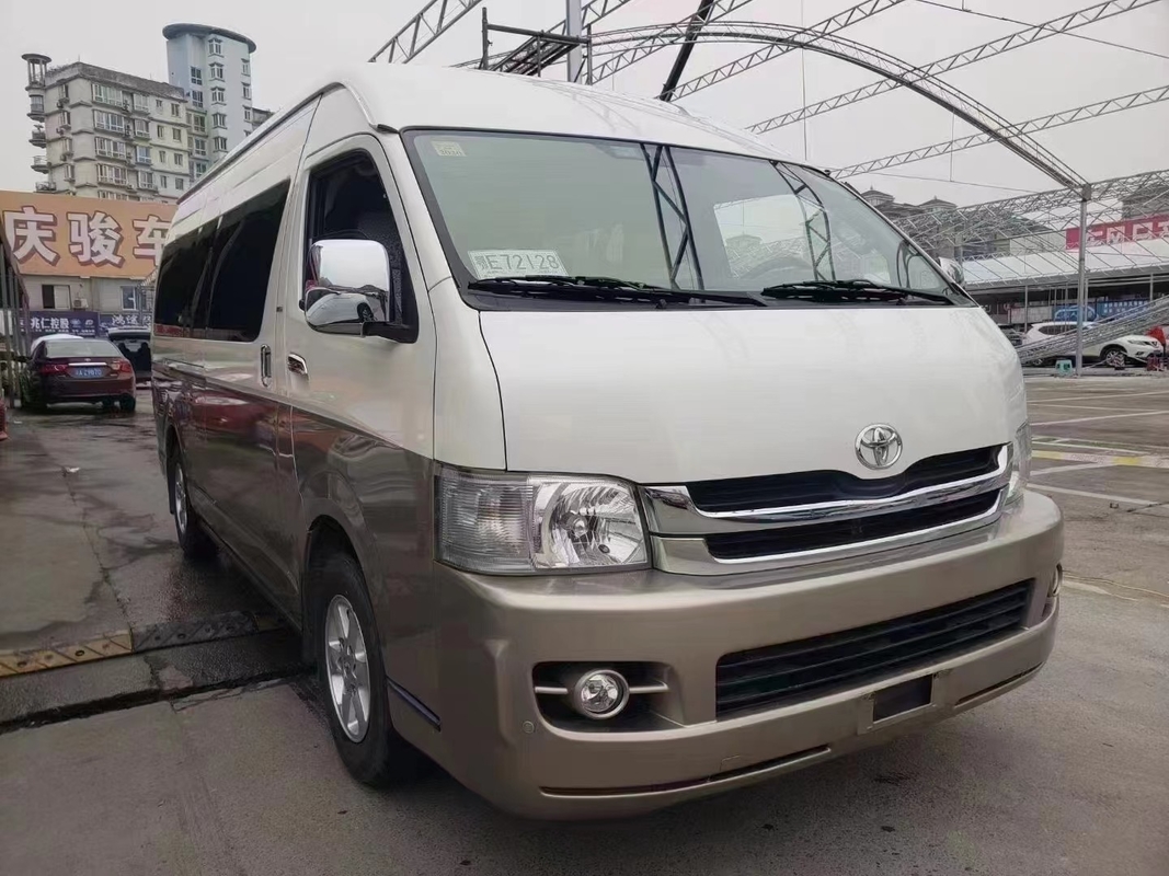 2018 Jaar 13 Zetels Gebruikte Minibus Met Voormotor Toyota Hiace Bus Met Hoog Dak