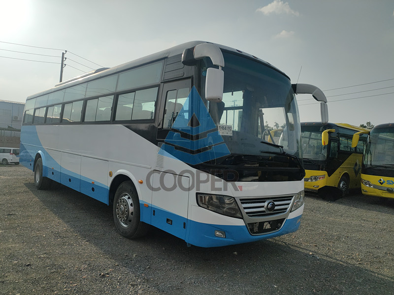 2014 Jaar 53 Seater Yutong Gebruikte Bus ZK6112D RHD Besturing Nieuwe Seat Airconditioner