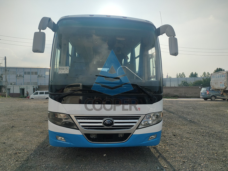 2014 Jaar 53 Seater Yutong Gebruikte Bus ZK6112D RHD Besturing Nieuwe Seat Airconditioner