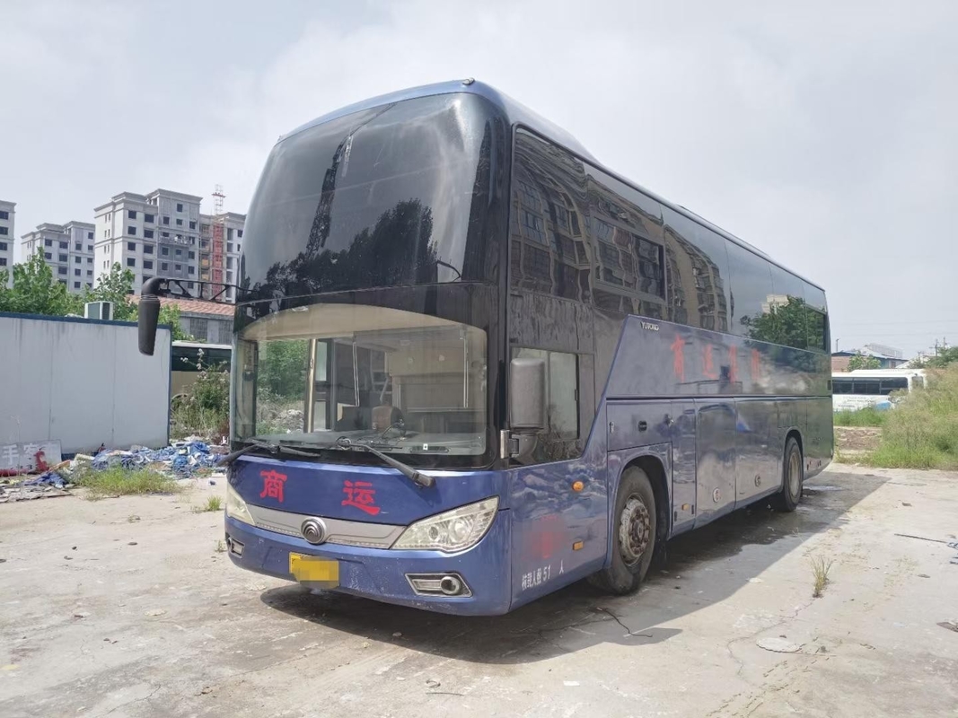 Bussen over lange afstand Yutong ZK6118 51seats Yuchai 206kw Gebruikte Touringcar met twee deuren