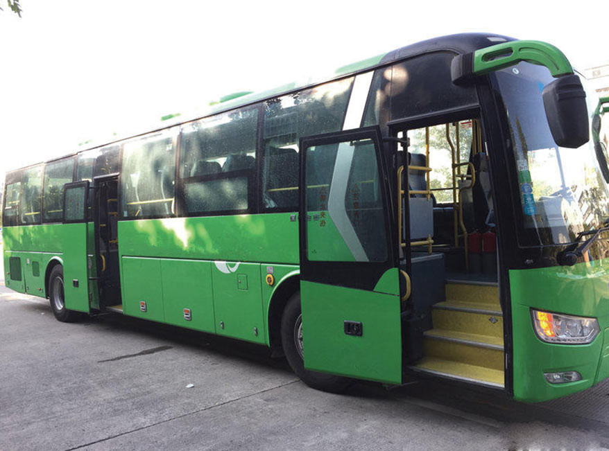 Van de de Passagiersbus van Rhdlhd Stad Gebruikte de Handforens 54 van Bus Kinglong Second Zetels 218 KW