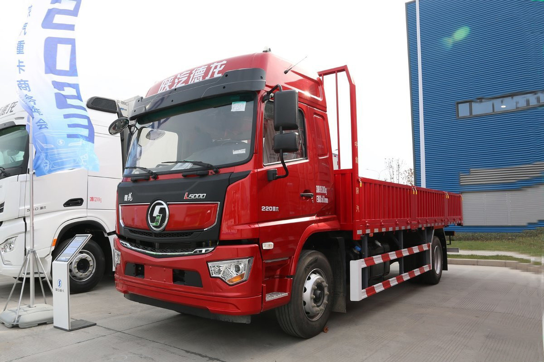 Shacman L5000 gebruikte Kleine Stortplaatsvrachtwagens 220hp 20 Ton 6 Wiel4x2 Vrachtwagen