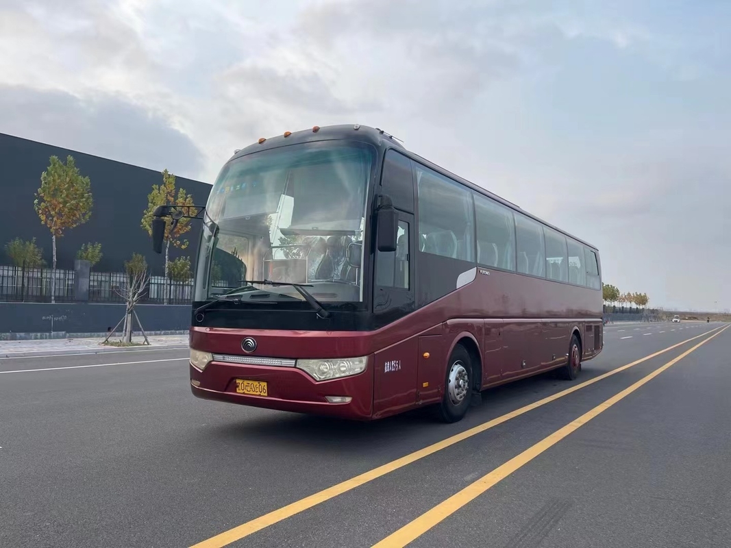 Bus 12m van de tweede Handtoerist Verlaten de Opschorting van de het Bladlente van Lengteyutong ZK6122 gebruikte Bus