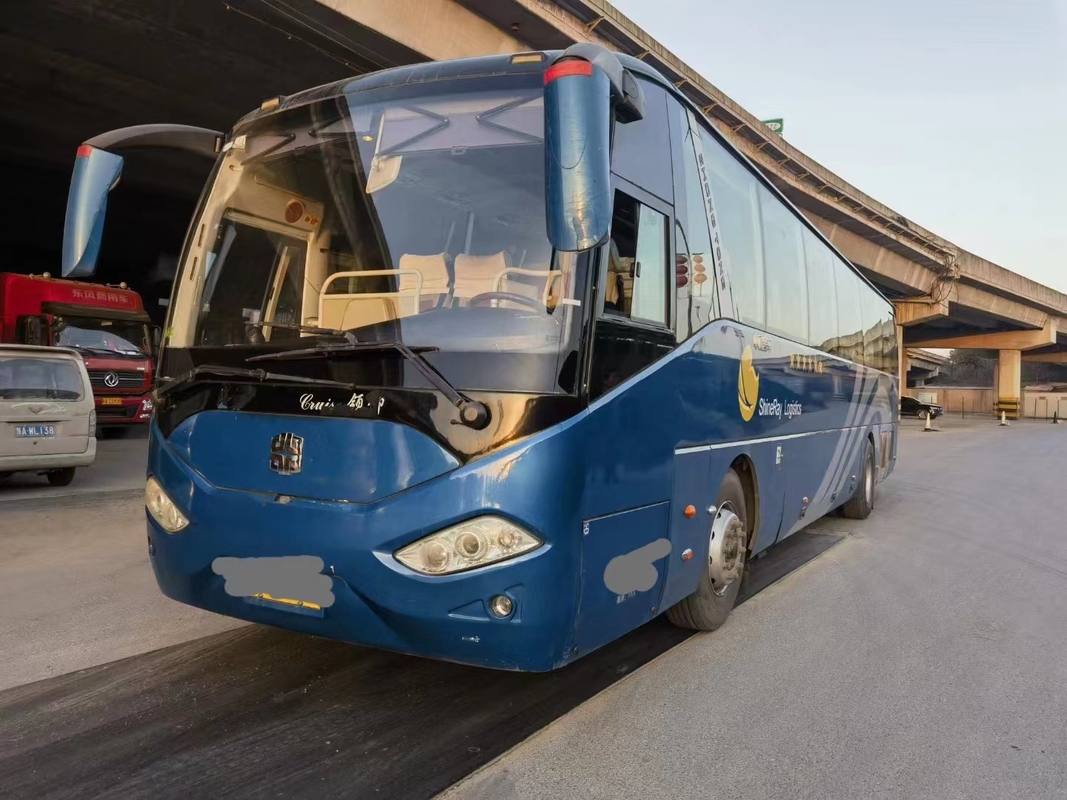 Gebruikte van de Busweichai 300hp 55seats van Zhongtong van Luxebussen Linkeraandrijving Twee Deuren