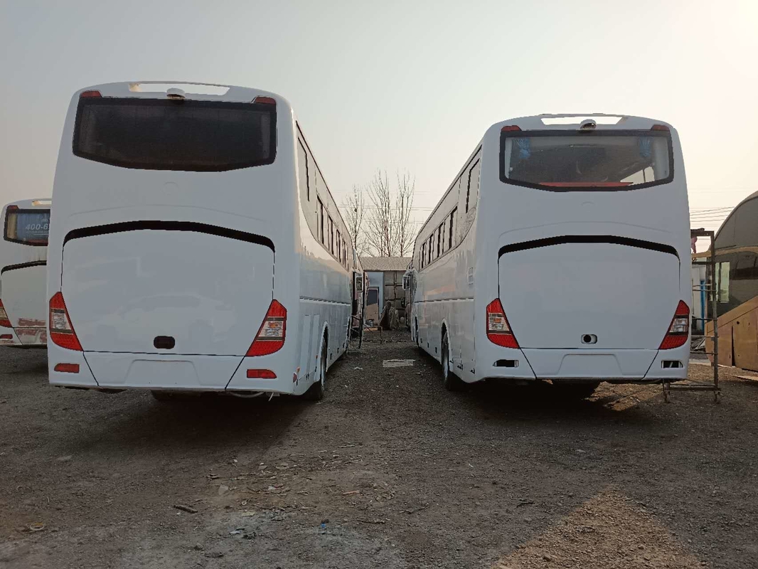 Gebruikte Bus en Bus Yutong Zk 6127 van de het Bladlente van 55seats LHD/RHD Opschorting Twee Deuren