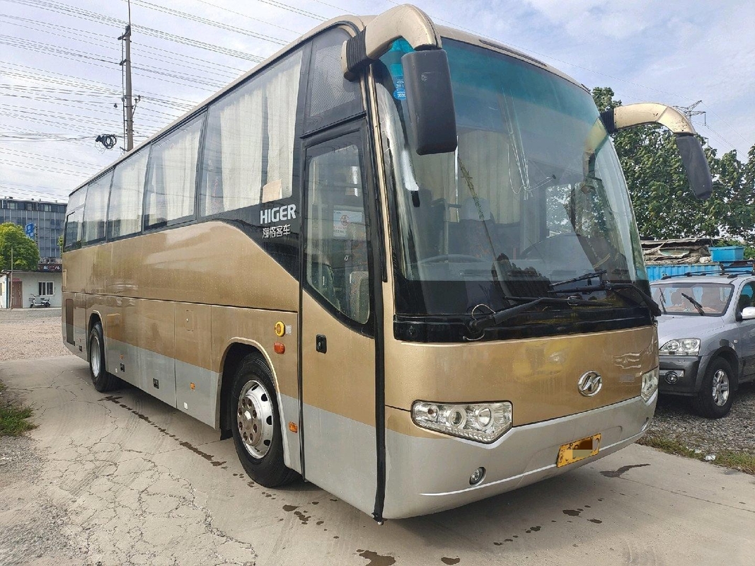 Gebruikte Bus Bus Higer 47 van de Busbus left hand van de Zetelsreis de Aandrijvings Diesel Bussen