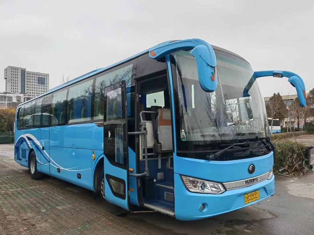 Gebruikte Motor Twee van Busbus double glass Yutong Zk6115 60seats Yuchai Deuren met Luchtvoorwaarde