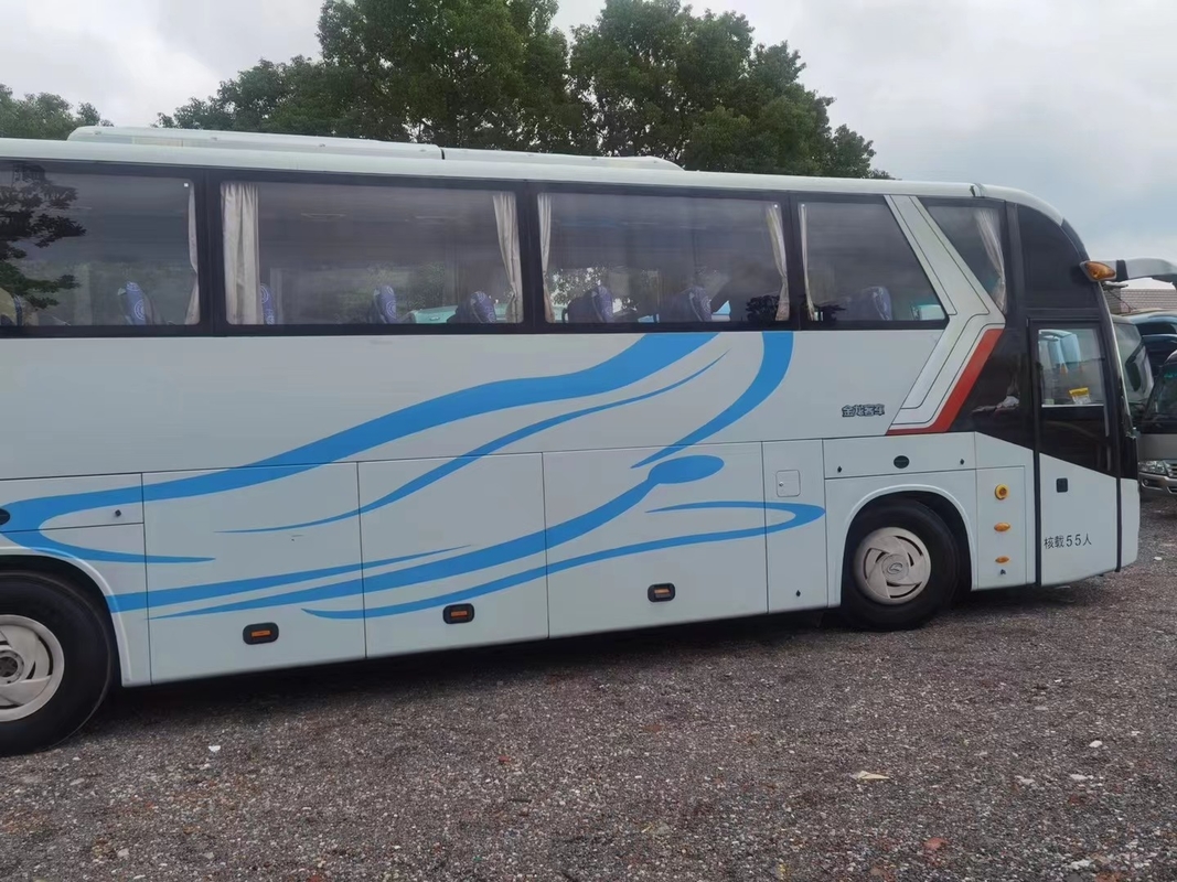 Gebruikte Reisbus 55 Zetelsbus Bus Kinglong XMQ6128 met de Reisbus van de Dieselmotorluxe