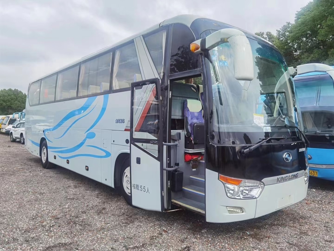 Gebruikte Reisbus 55 Zetelsbus Bus Kinglong XMQ6128 met de Reisbus van de Dieselmotorluxe