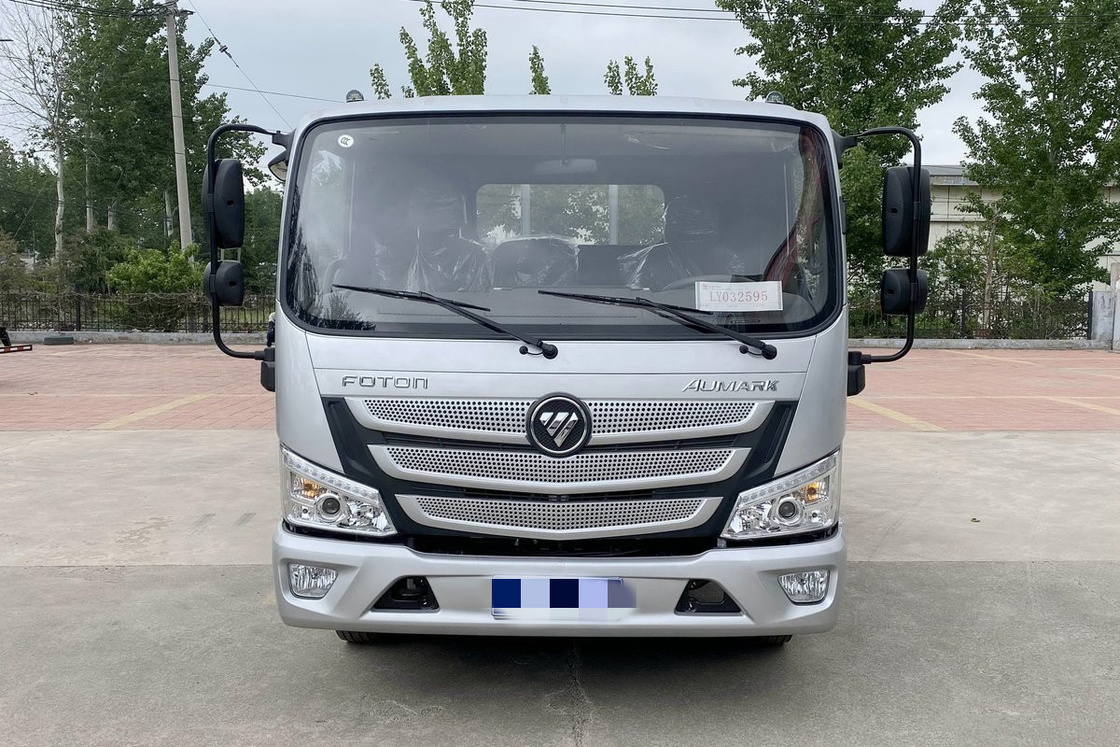 156hp gebruikte Euro 6 Mini Trucks For Philippines 5t Landbouwbedrijf Gebruikt Enig Axle Dump Trucks van de Stortplaatsvrachtwagen