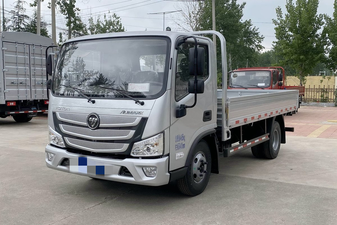 156hp gebruikte Euro 6 Mini Trucks For Philippines 5t Landbouwbedrijf Gebruikt Enig Axle Dump Trucks van de Stortplaatsvrachtwagen