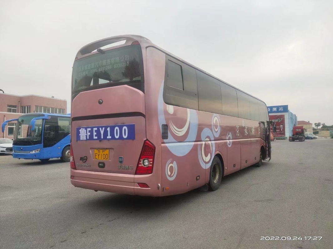 Gebruikt van de de Handbus 2016 van Yutong ZK6122 Tweede van Motorbussen Jaar 55 de Diesel van de Zetelsstad