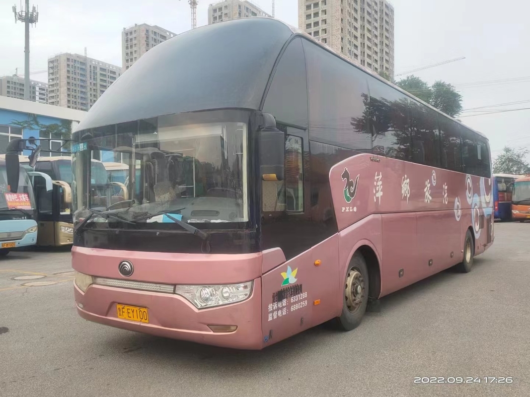 Gebruikt van de de Handbus 2016 van Yutong ZK6122 Tweede van Motorbussen Jaar 55 de Diesel van de Zetelsstad
