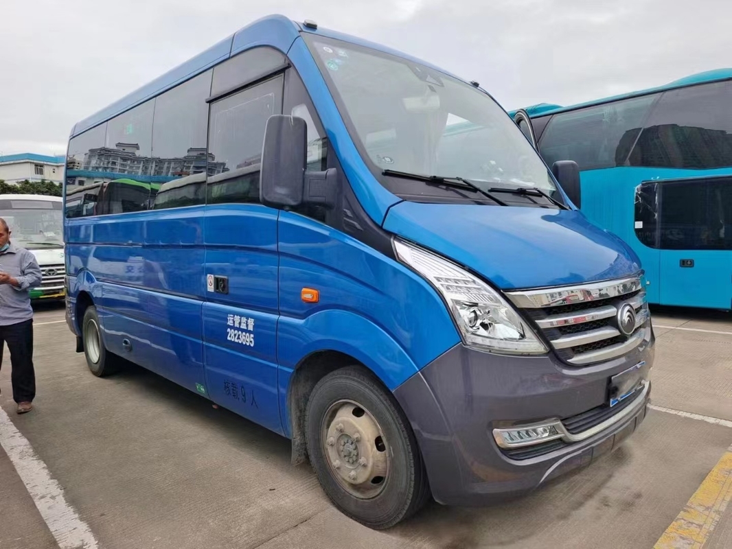 Gebruikte 9 Seater Minibus 2020 Jaardiesel Yutong CL6 Gebruikt Mini Coach With Luxury Seat