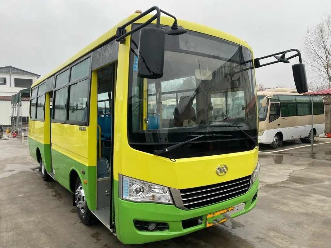 de 2de Handbus gebruikte de Bushk6739 25seats Dubbele Deuren Front Engine van Stadsbus Gebruikte Ankai