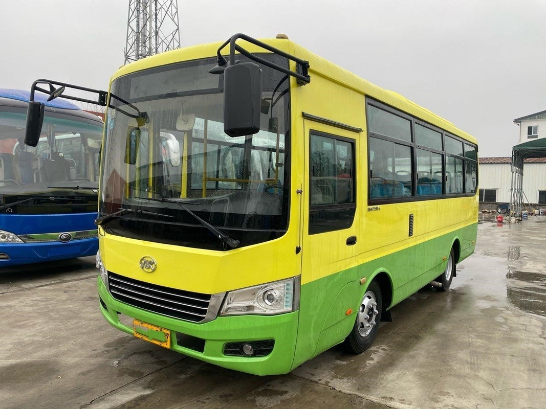de 2de Handbus gebruikte de Bushk6739 25seats Dubbele Deuren Front Engine van Stadsbus Gebruikte Ankai