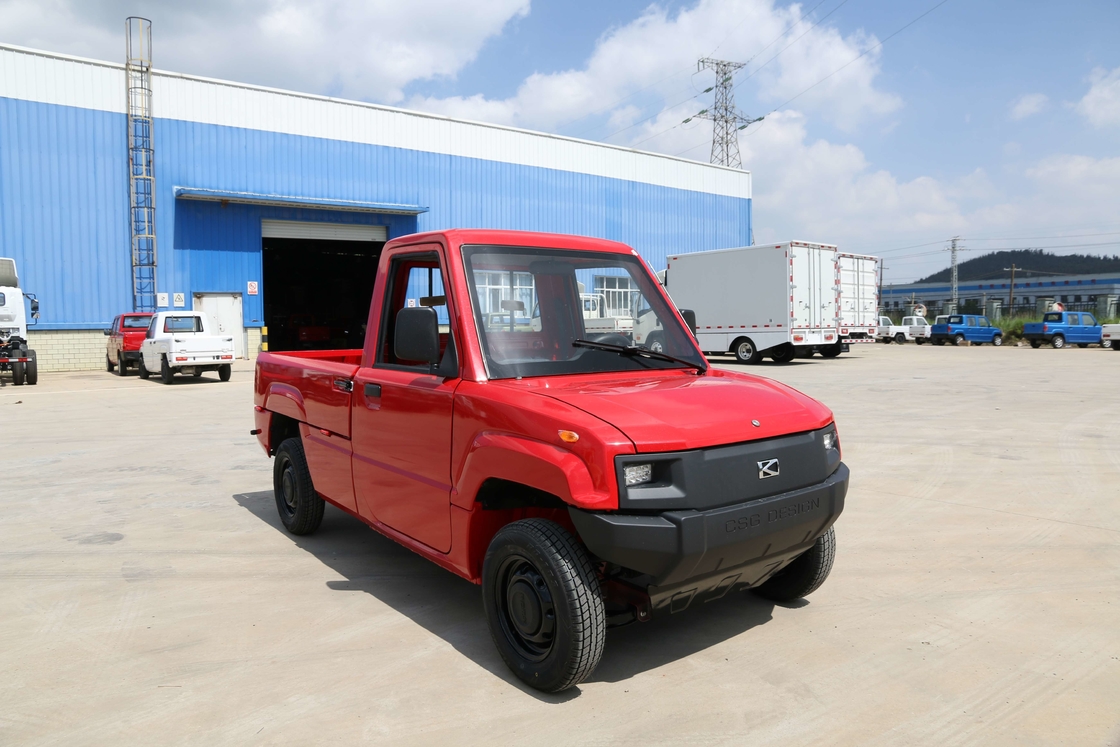 Elektrische Pick-up 2 Zetels L7e voor Aandrijving van het de Bestelwagen Achterwiel van Europa LHD/RHD de Rode
