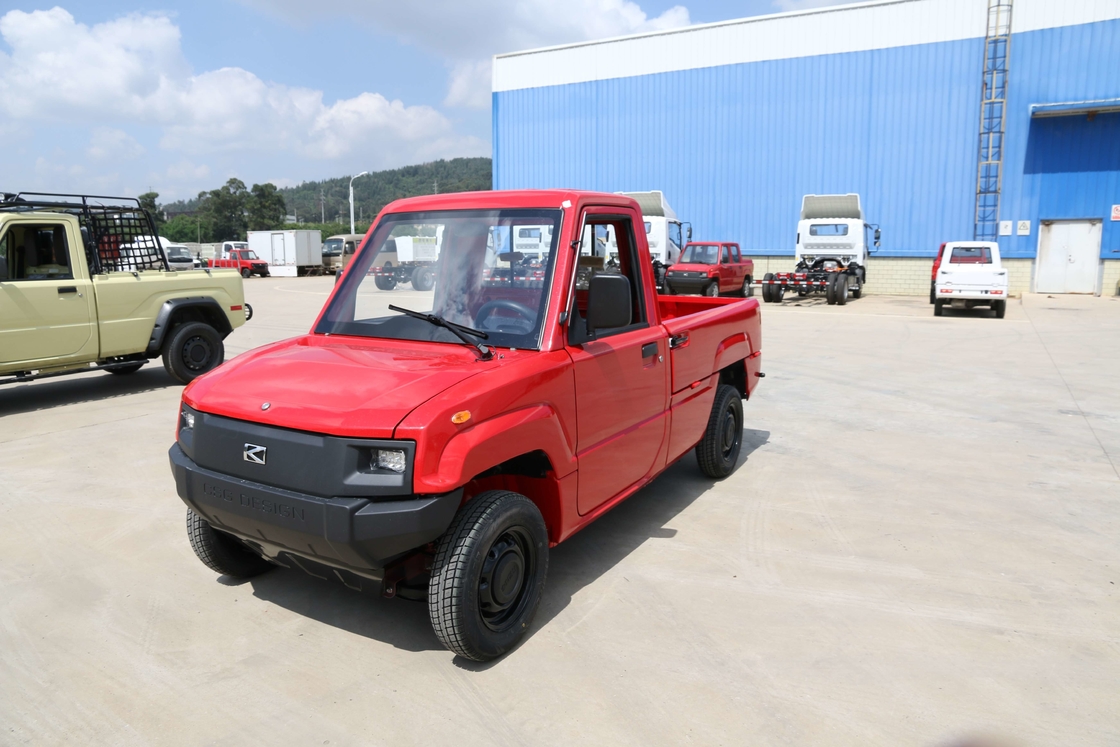Elektrische Pick-up 2 Zetels L7e voor Aandrijving van het de Bestelwagen Achterwiel van Europa LHD/RHD de Rode