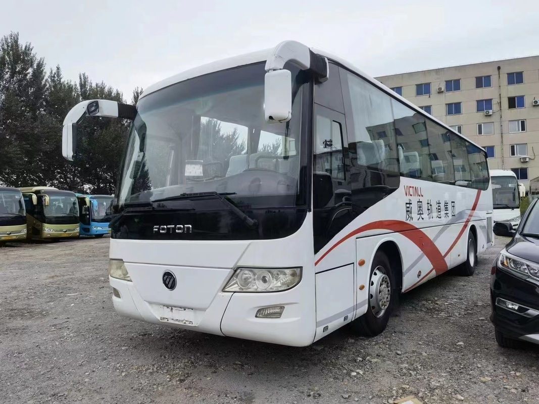 Gebruikte de Busbj6103 Weichai Motor 55 Zetels 2+3 van Reisbus Gebruikte Foton Lay-out Witte Kleur