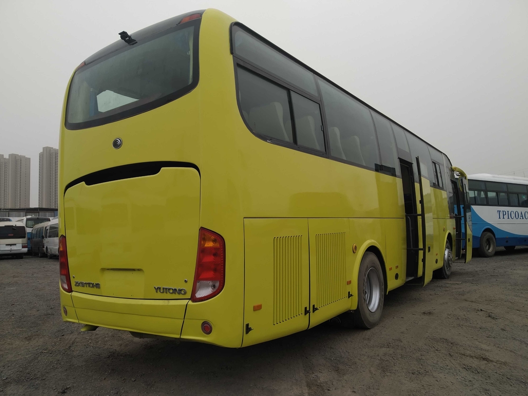 Gebruikte Commerciële Bus Middendeur 49 de Motor Tweede Hand Jong Tong Coach Bus ZK6110 LHD van Zetelsweichai
