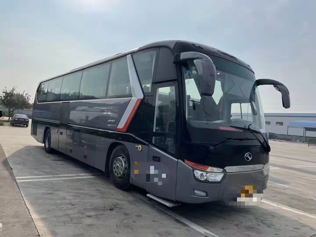 Bus Second Hand 54 Zetels Dubbele Deuren van Long Bus XMQ6129 van de 12 Meters de Vlotte Vorm Gebruikte Koning