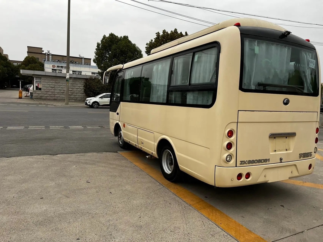 Gebruikt Mini Coach Front Engine 19 van de de Airconditioner Tweede Hand van de Zetelsdieselmotor de Bus ZK6609D van Yutong