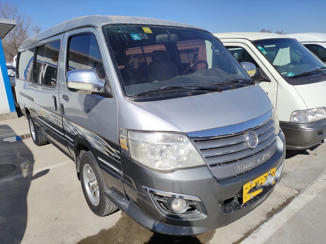 Gebruikt de Airconditioner Glijdend Venster 14 Zetelsdieselmotor Gouden Dragon Hiace XML6532 van de 14 Passagiersbus