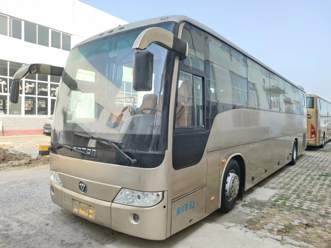 Gebruikte Commerciële Bus Dubbele Deuren 53 de Motor330hp Tweede Hand Foton BJ6120 van Zetelsyuchai