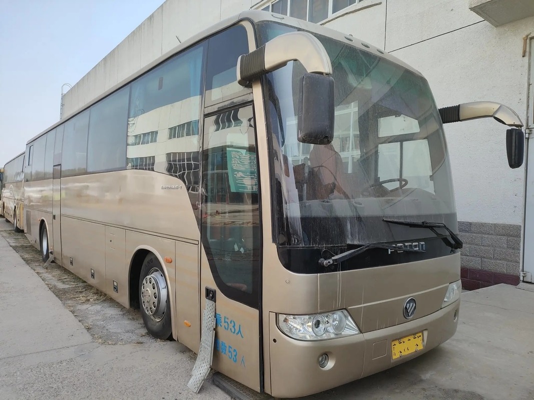 Gebruikte Commerciële Bus Dubbele Deuren 53 de Motor330hp Tweede Hand Foton BJ6120 van Zetelsyuchai