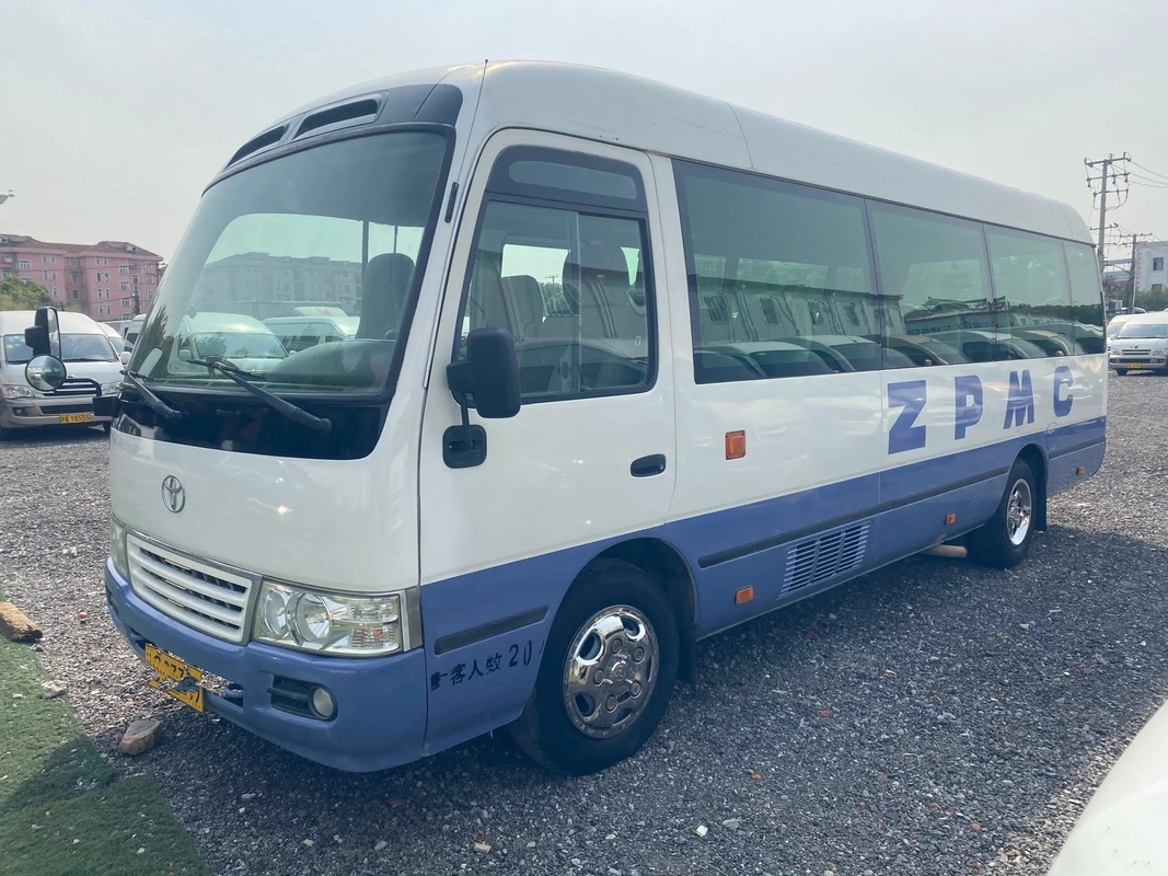 Externe Slingerende Deur 20 Zetels Gebruikte de Motoreuro II van Toyota Van Second Hand SCT6702TR van de Onderlegger voor glazenolie