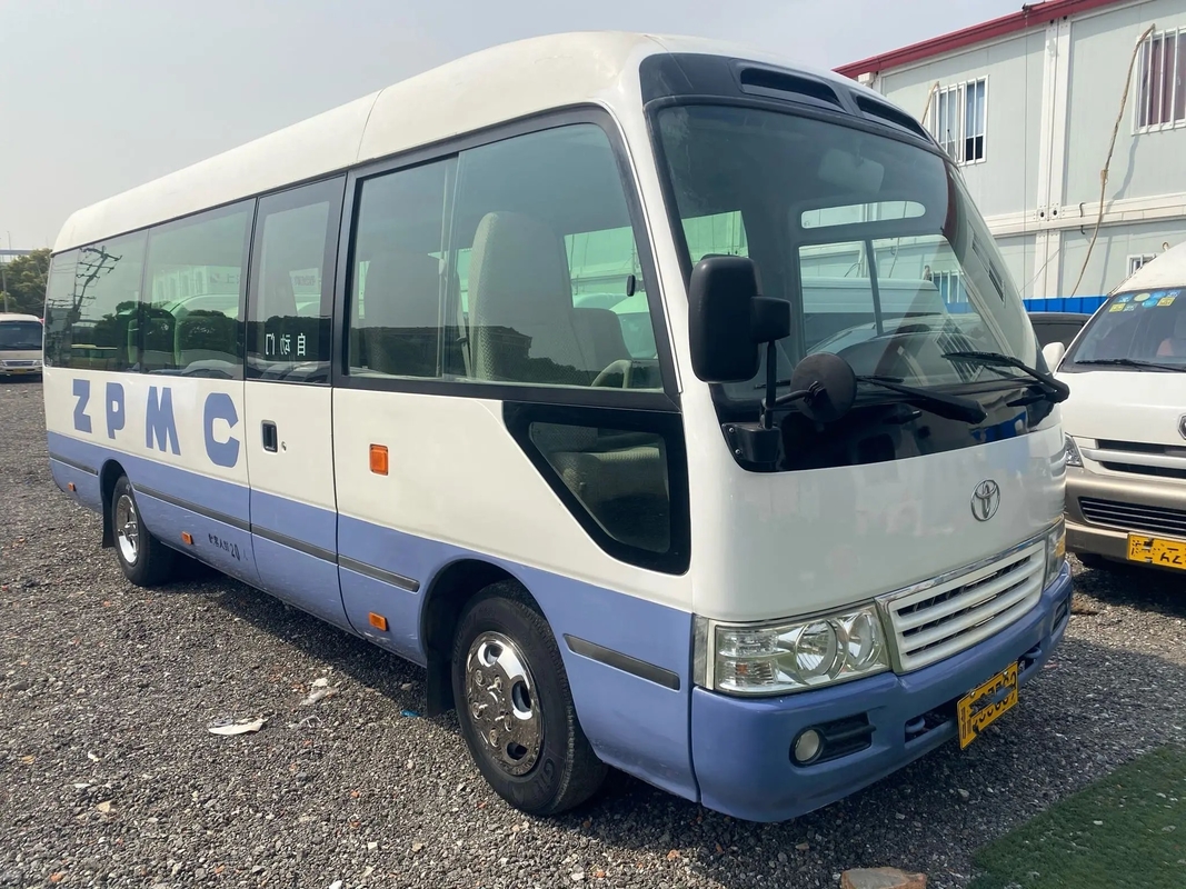 Externe Slingerende Deur 20 Zetels Gebruikte de Motoreuro II van Toyota Van Second Hand SCT6702TR van de Onderlegger voor glazenolie