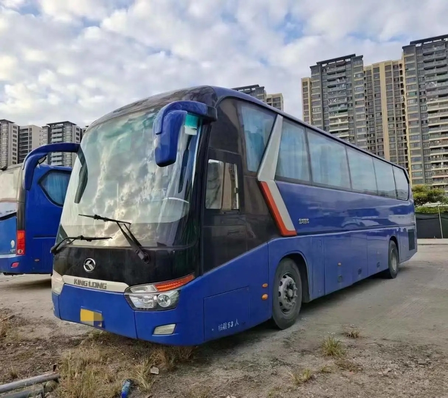 De gebruikte Bus en de Bus Middle Door 12 meten Verzegelend Venster 53 de Bus XMQ6129 van Kinglong van de Zetels Tweede Hand