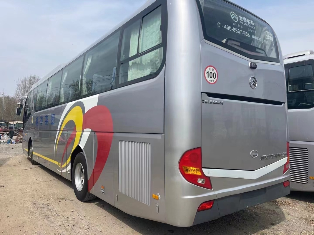Bus 48 van de tweede Handtoerist het Compartimenten Dubbele Deuren van de Zetels Grote Bagage 12 Meters gebruikte Gouden Draak XML6126