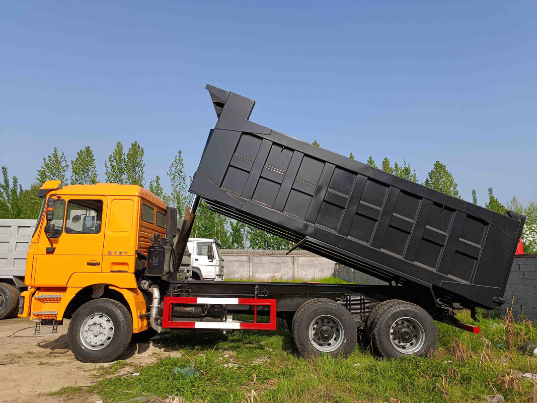 2de Vlakke het Dakcabine 8,7 van de Handvrachtwagen meet de Snelle Vrachtwagen van de Versnellingsbak380hp 6×4 Gebruikte SHACMAN D'LONG F3000 Stortplaats