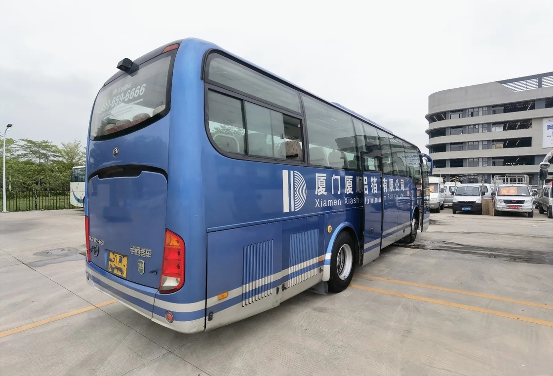 Gebruikte Pendelbus 45 Compartiment van de Zetels Groot Bagage 10,5 meet Yuchai-van de Handyutong van de Motor de Middendeur 2de Bus ZK6107