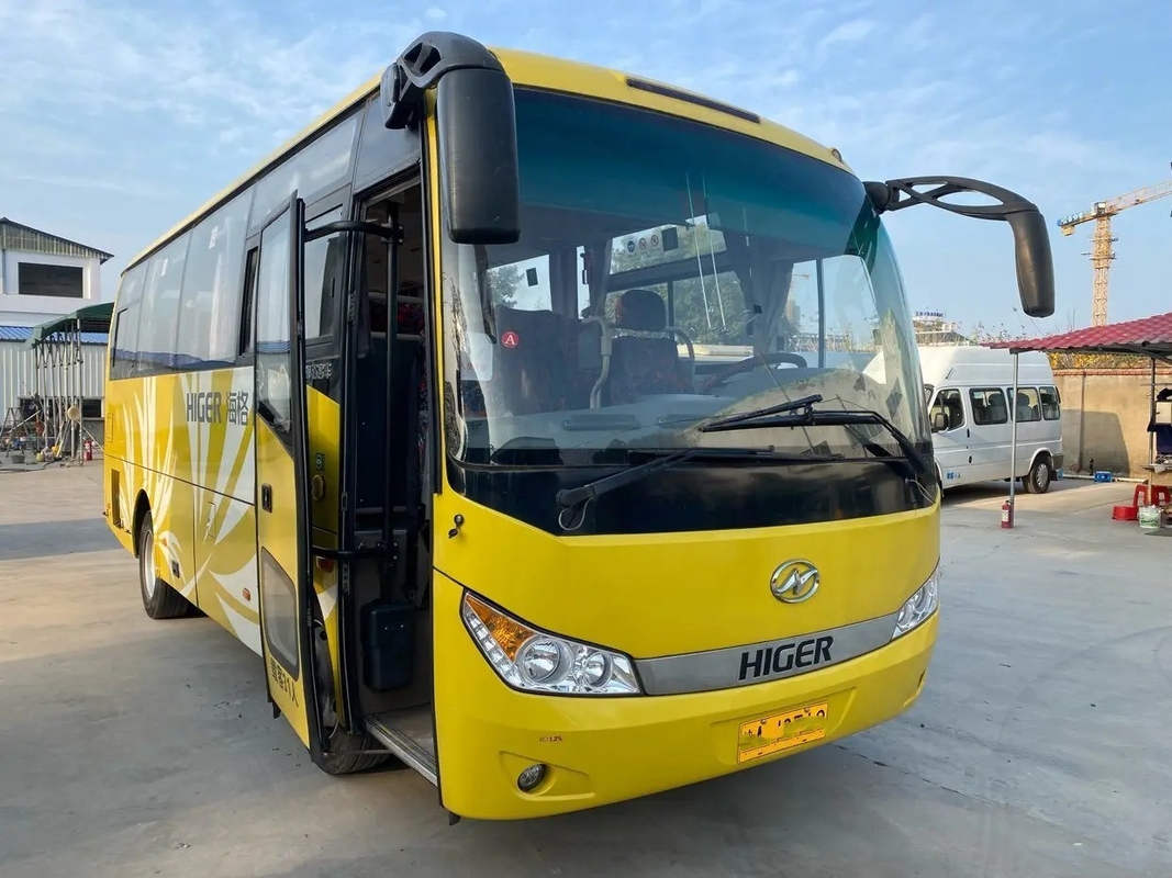 Gebruikte Motor 4 van Yuchai van de Stadsbus Cilinders 31 Zetels die Venster het Externe Slingeren Deur Gebruikte KLQ6755 glijden