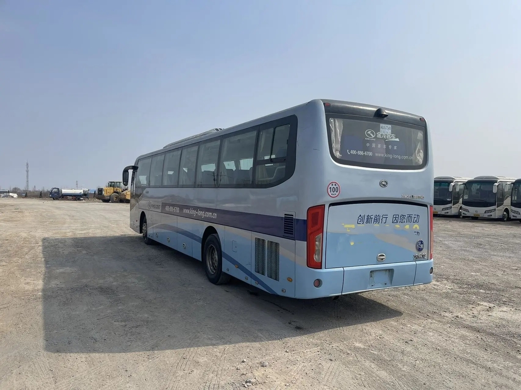 2de de Busxmq6120 Lichtblauwe Kleur 48 van Kinglong van de Handbus 2016 Jaar Gebruikte de Motor van Zetelsyuchai 12 Meters