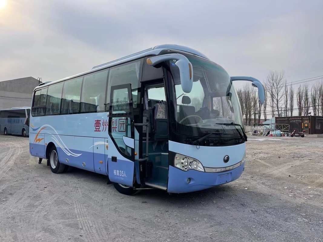 Gebruikte Linkeraandrijving 35 van de Doorgangsbus Enige Deur van Tong Bus ZK6808 van de Zetels de 2de Hand Jonge 8 Meters