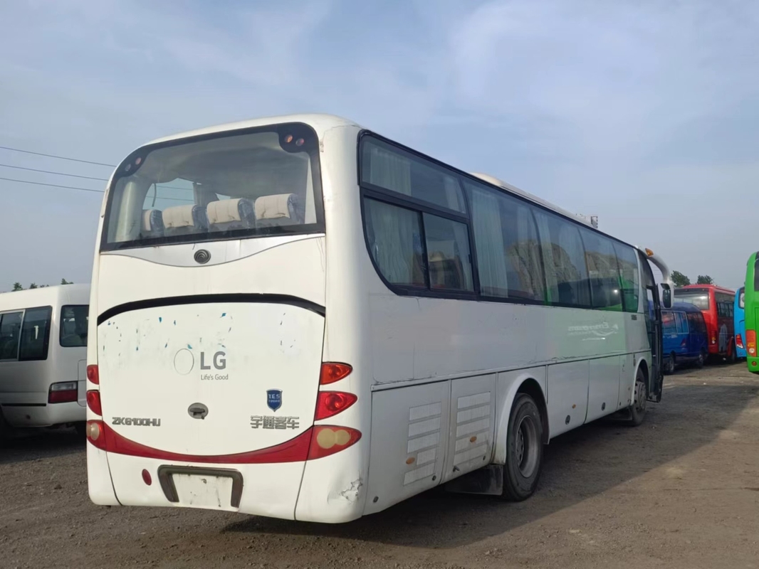2de Handbus 47 Zetels die Motor van Yuchai van de VensterAirconditioner de EURO III 10,5 verzegelen Meters van Jonge Tong ZK6100