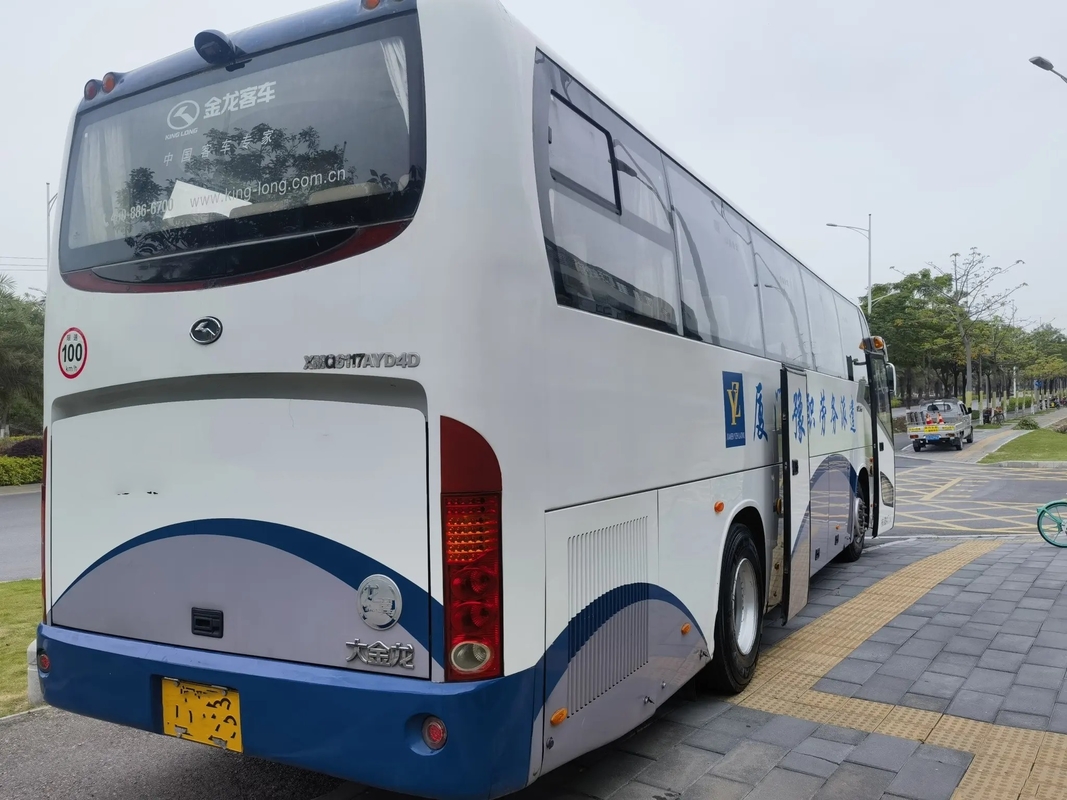 2de het Jaar Dubbele Deuren 47 Motor 6 Cilinders LHD/RHD Gebruikte Kinglong XMQ6117 van de Handbus 2016 van Zetelsyuchai