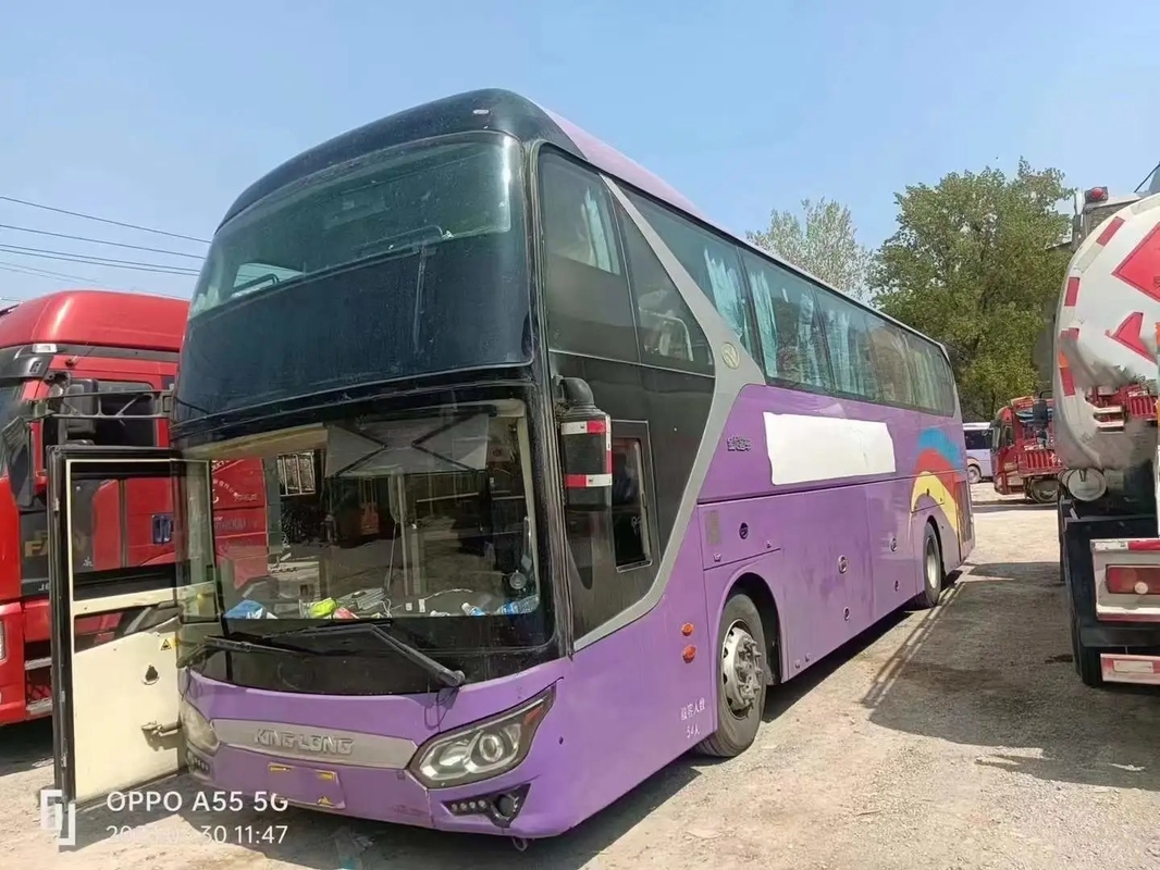 Gebruikte van het de Motorluchtkussen van Weichai van de Reisbus Opschorting 54 de Enige Deur Kinglong XMQ6119 van de ZetelsAirconditioner